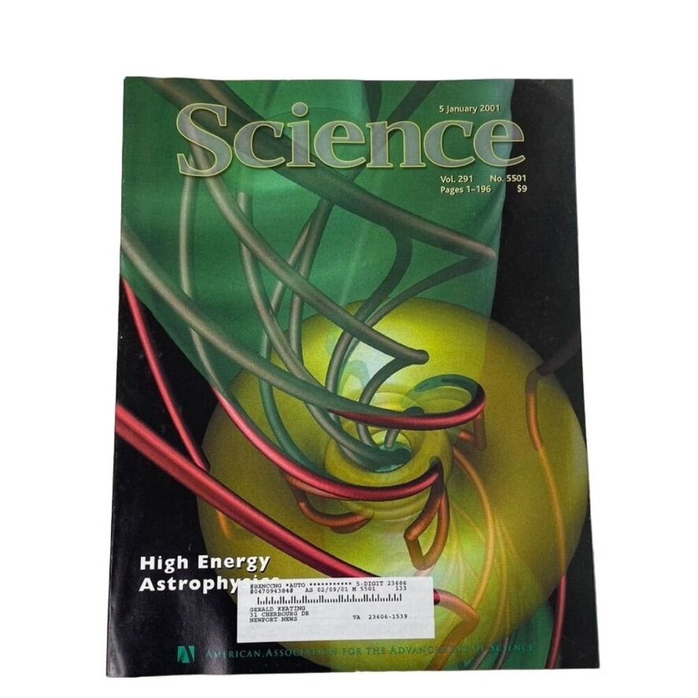 AAAS Science Magazine u Vol 291 No 5501 January 5 2001